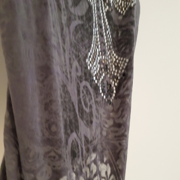 Sheer rhinestone cross gothic tshirt - Picture 2 of 9